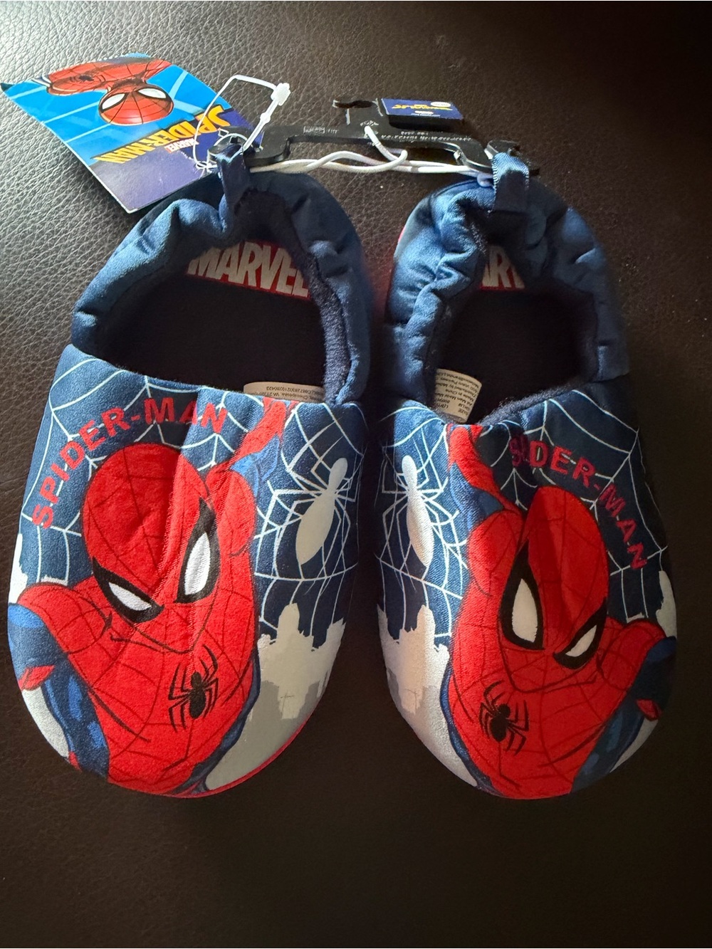Marvel Spider-Man Blue & Red Kids One-Piece Footies